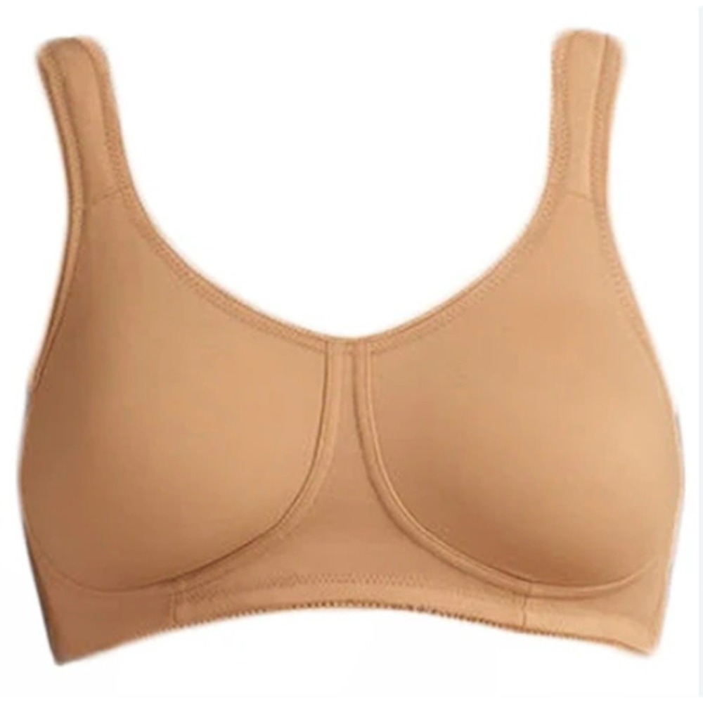 NWT Amoena 32DD Katy Soft Cup Bra Seamless Wireless Pocketed 120163